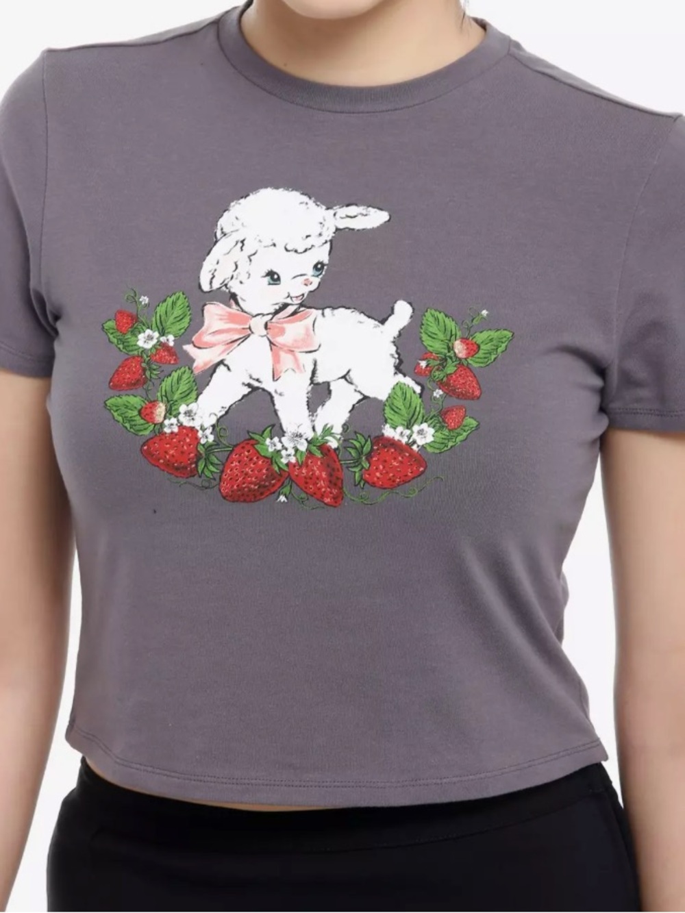 Hot topic cottage core baby tee